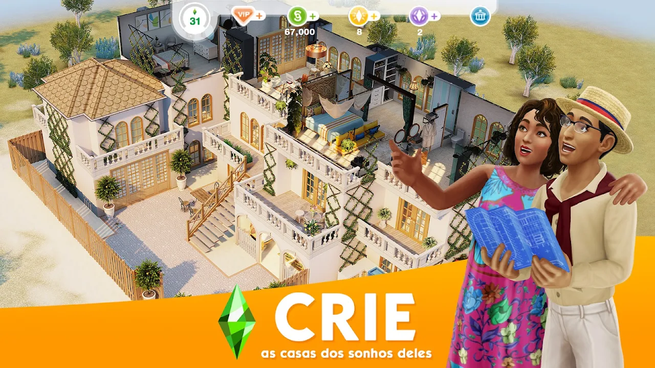 The Sims FreePlay MOD APK Dinheiro Infinito/Vip 2026 MOD APK - Screenshot 2 - AndroDow