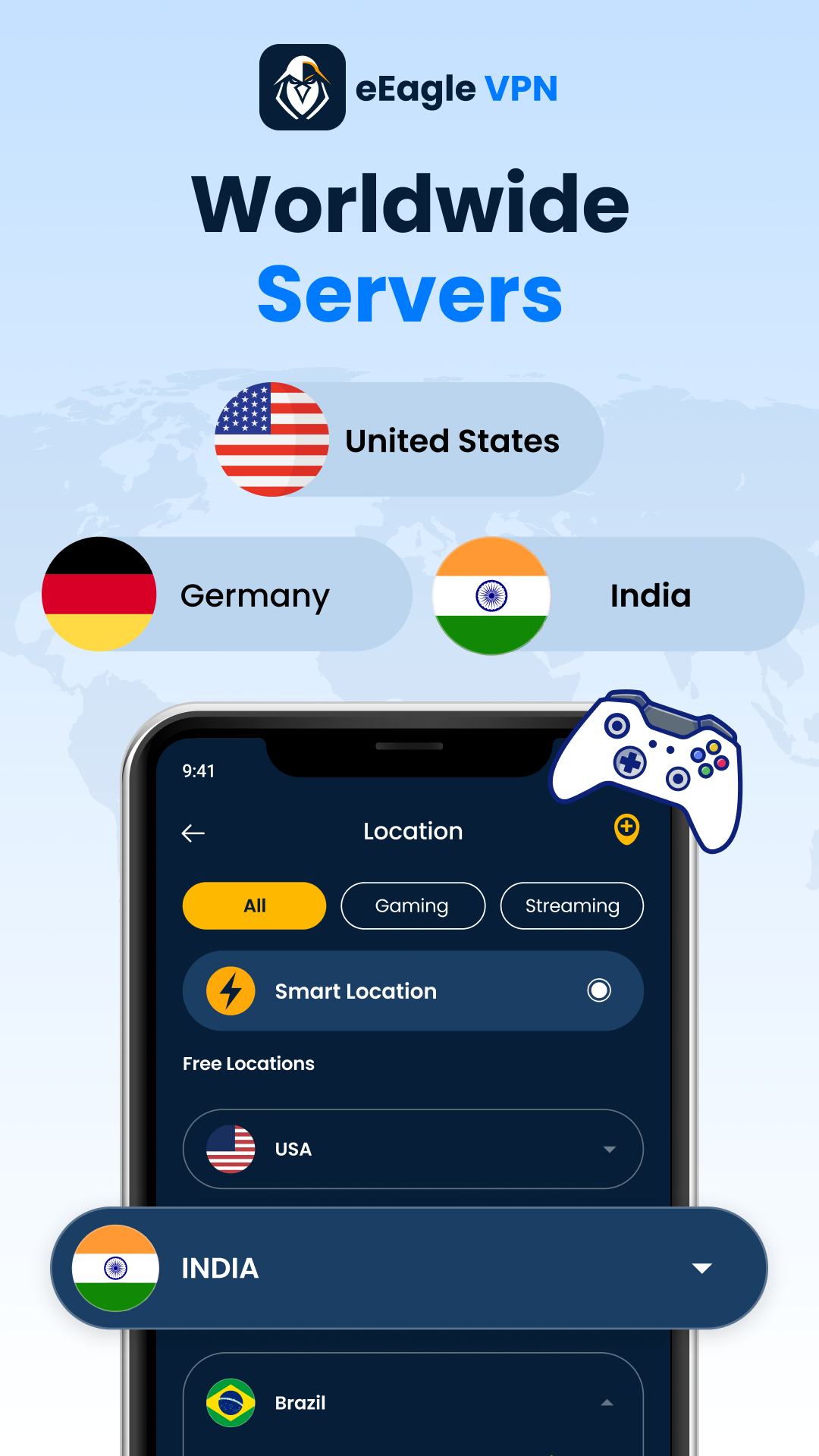 eEagle VPN Secure Proxy Master MOD APK - Screenshot 2 - AndroDow