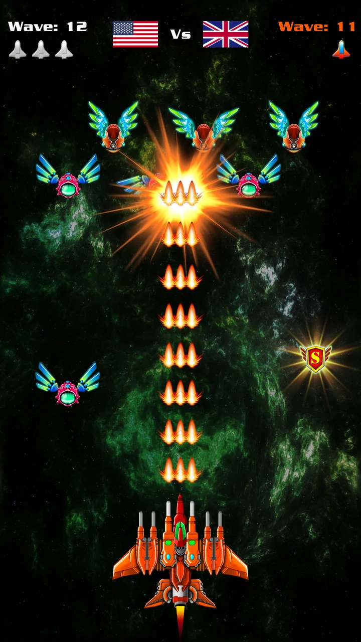 Galaxy Attack MOD APK - Screenshot 4 - AndroDow