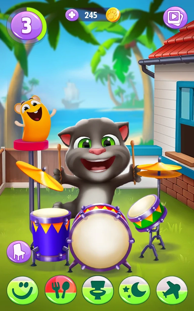 My Talking Tom 2 MOD APK - Screenshot 4 - AndroDow