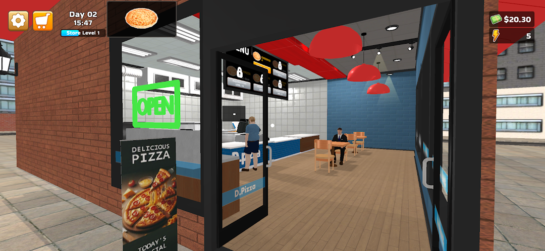 Pizza Simulator! MOD APK - Screenshot 4 - AndroDow