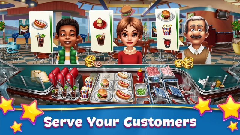 Cooking Fever MOD APK - Screenshot 2 - AndroDow